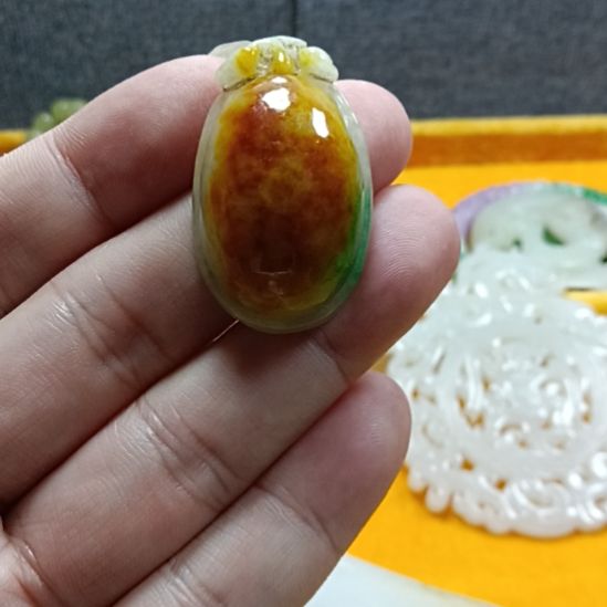 未镶嵌挂件翡翠翡翠