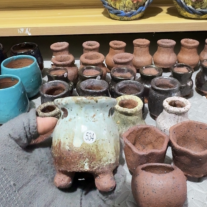 珞***玢粗陶手工制作多肉花盆