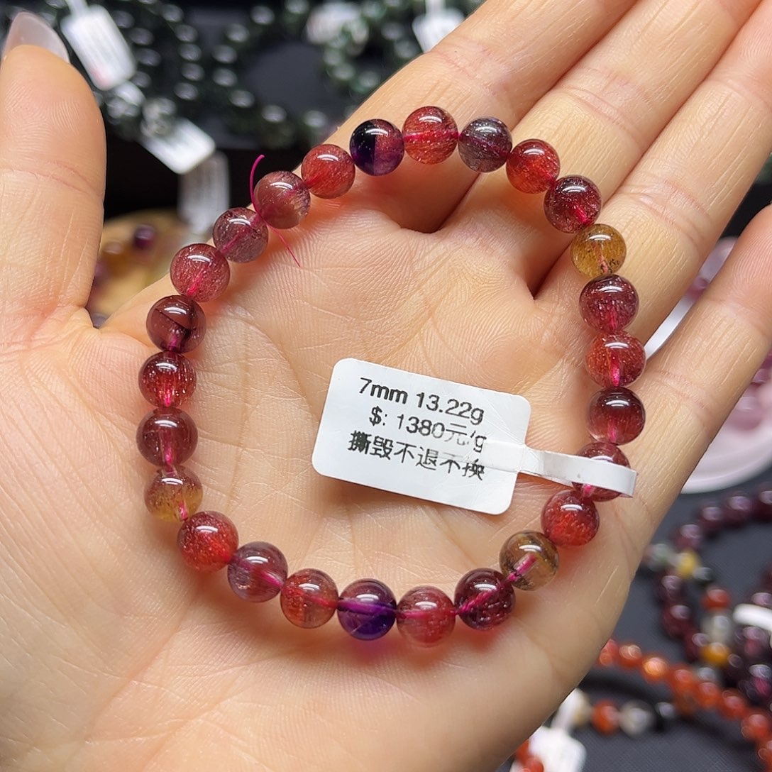 水晶手链未镶嵌天然水晶