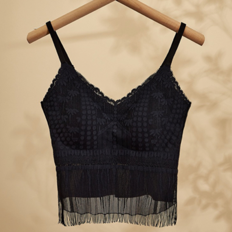 【蕾丝美背吊带】内搭打底外穿美背文胸