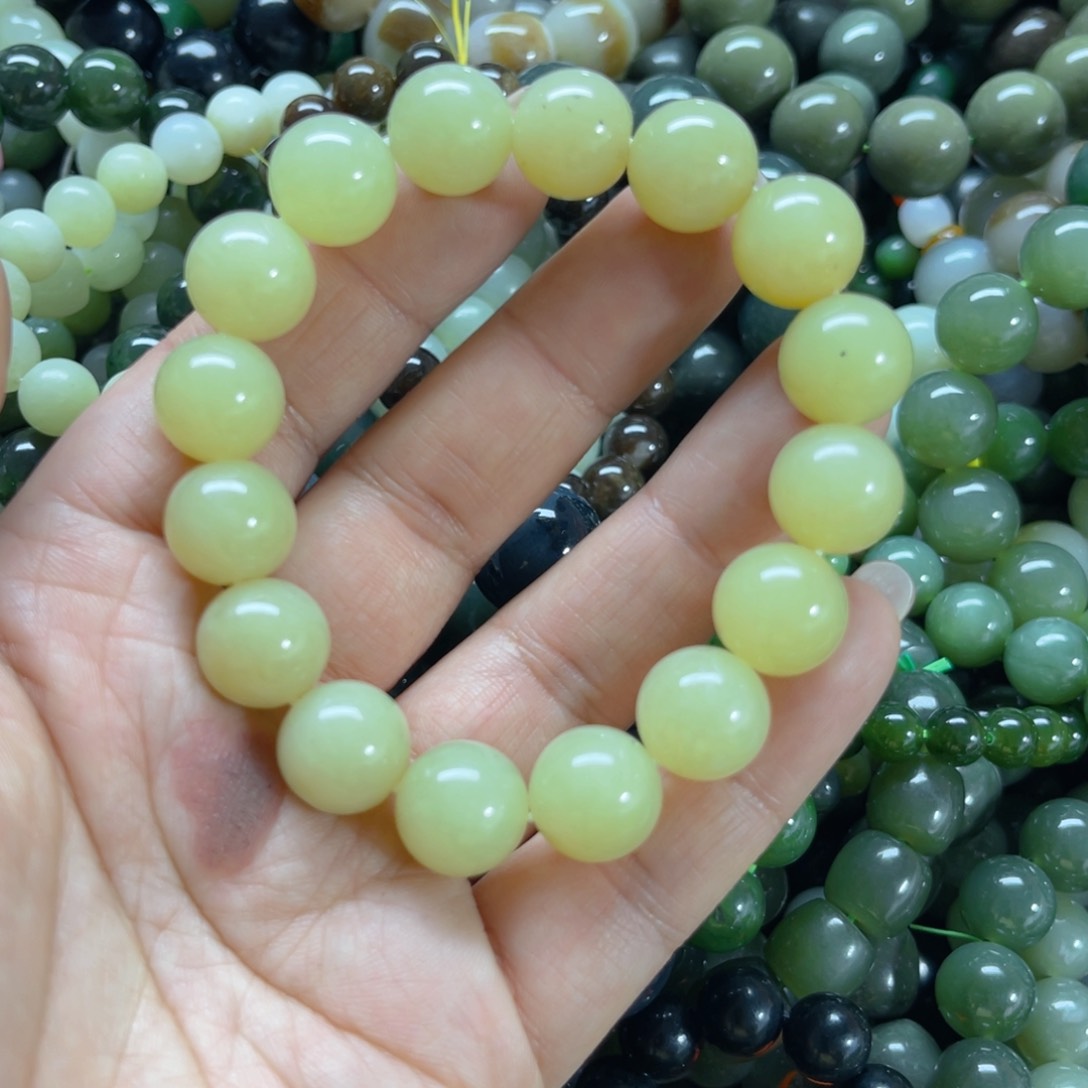 和田玉手链未镶嵌