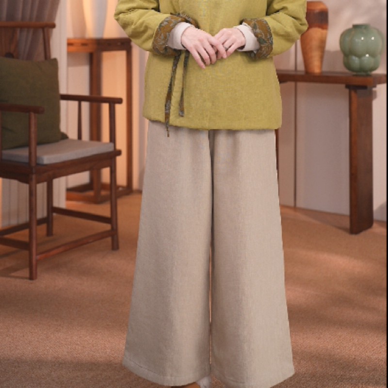 如素慢衣夹棉保暖百搭休闲裤棉裤80060