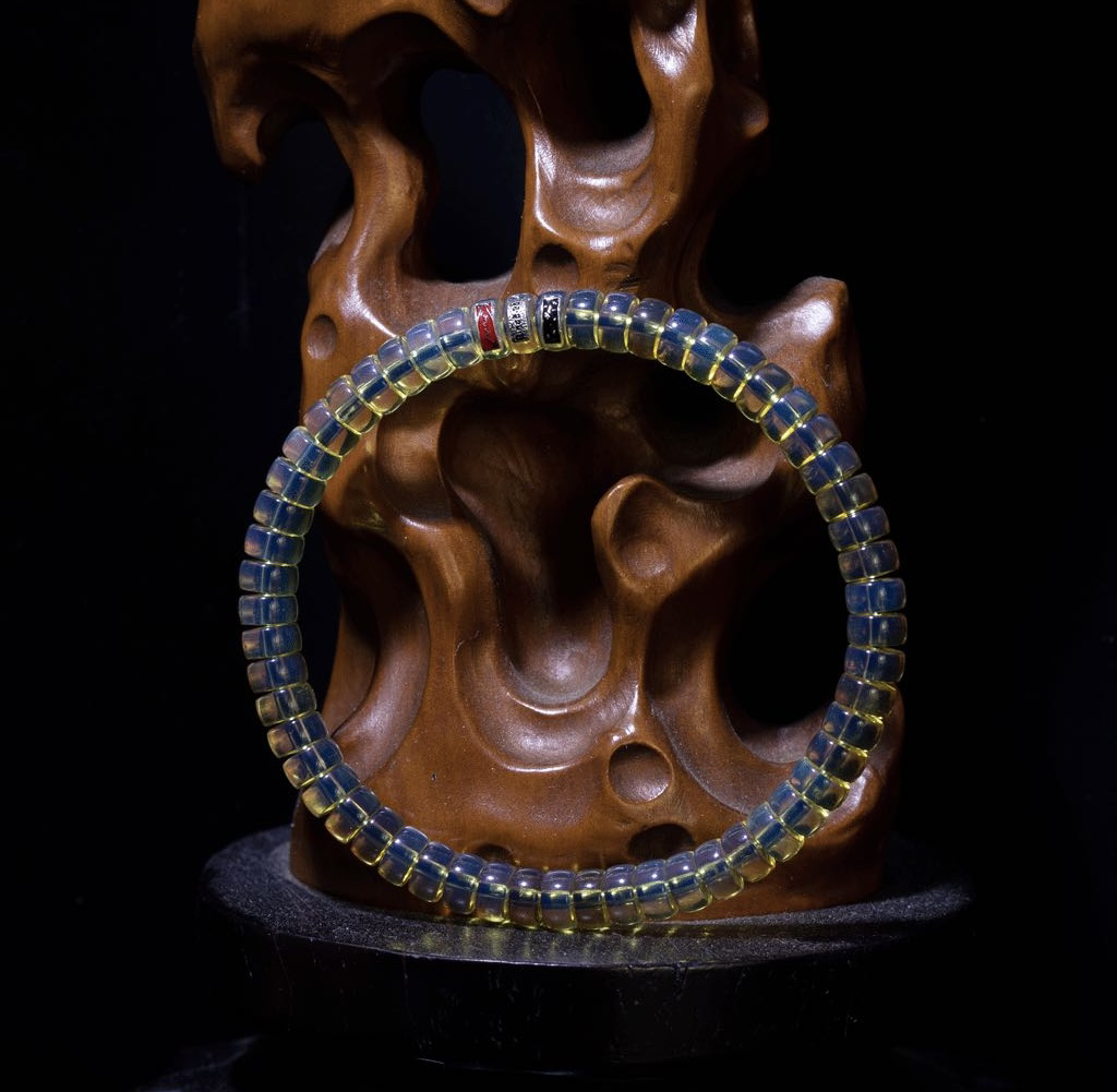 造珠社 蓝珀药片单圈6x3.3m