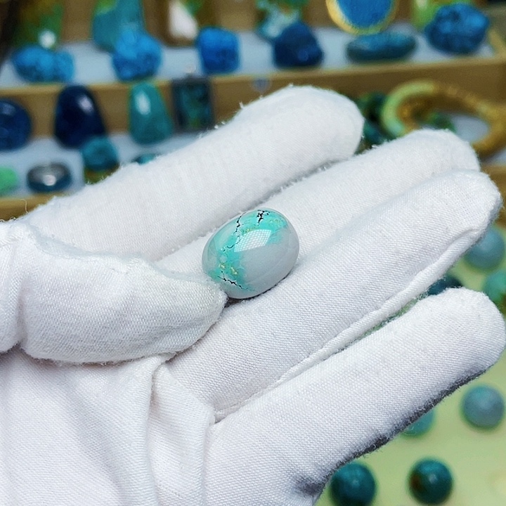 绿松石珠宝奇石未镶嵌