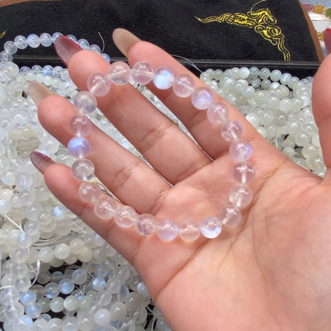 长石手串未镶嵌手串