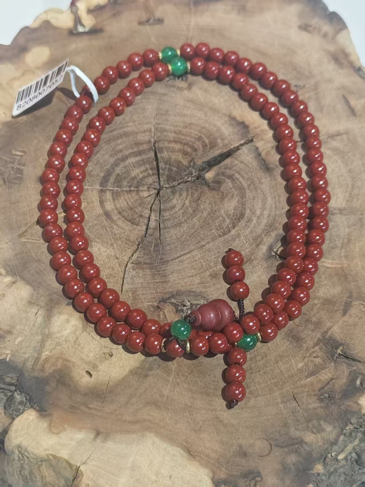 天然辰砂精品手串 KL-0149（无礼盒）