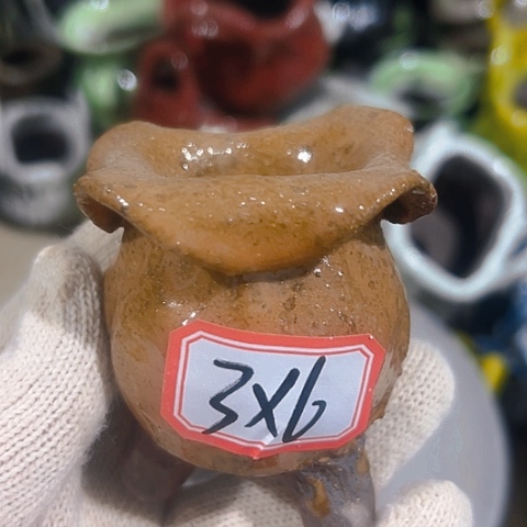 粗陶花盆手工花盆制作