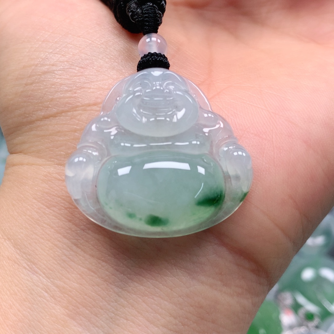 翡翠颈饰未镶嵌天然翡翠