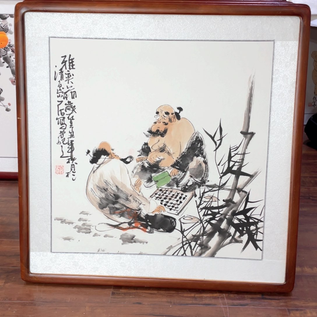 国画带框尺寸63*63厘米