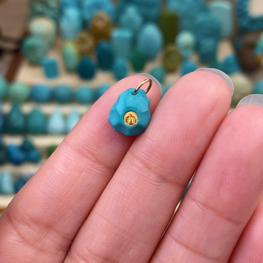 绿松石珠宝奇石未镶嵌