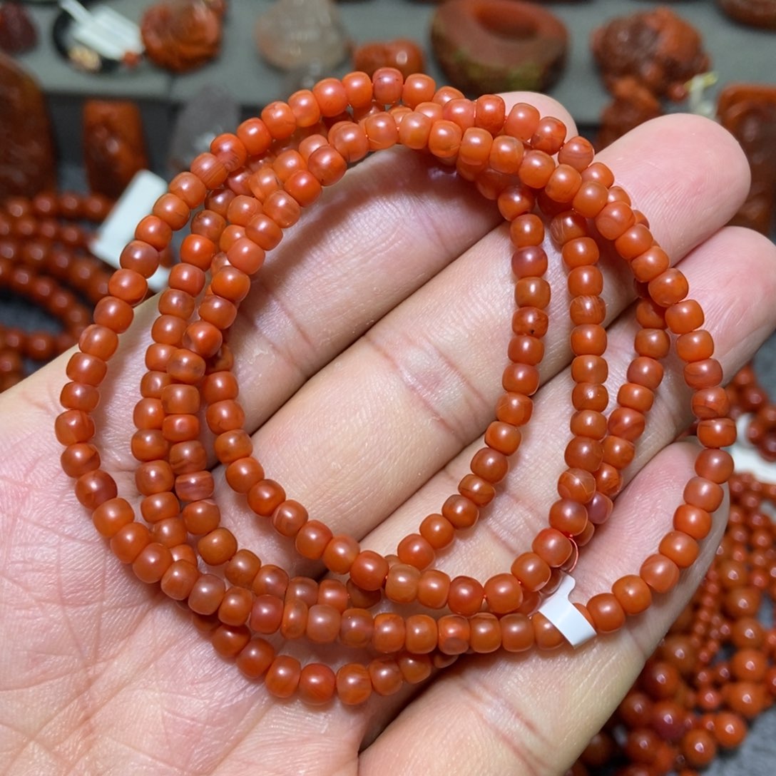 【闪购商品】南红玛瑙手串未镶嵌4mm