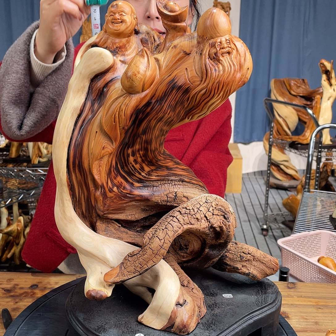 柏木（崖柏）随型摆件