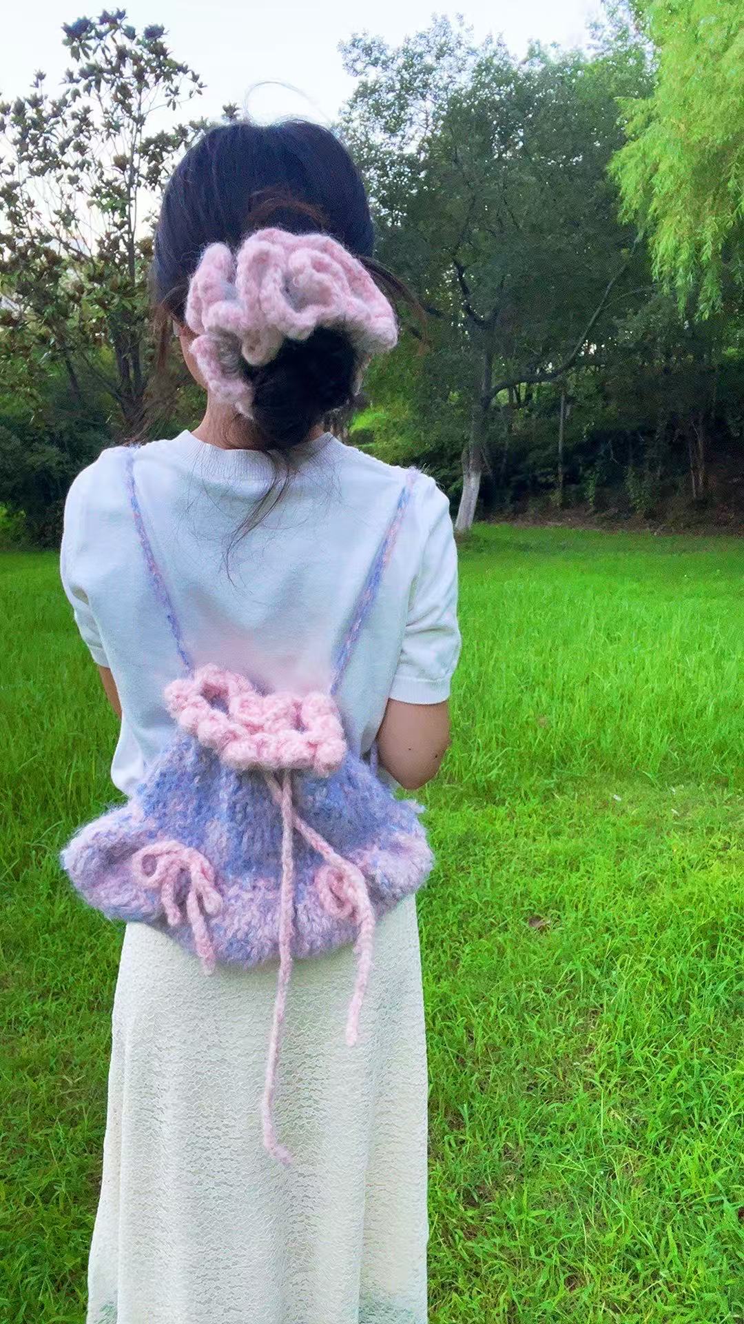 贝贝原创设计纯手工钩织包包