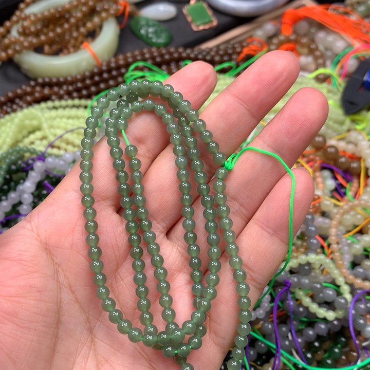 和田玉未镶嵌手链46