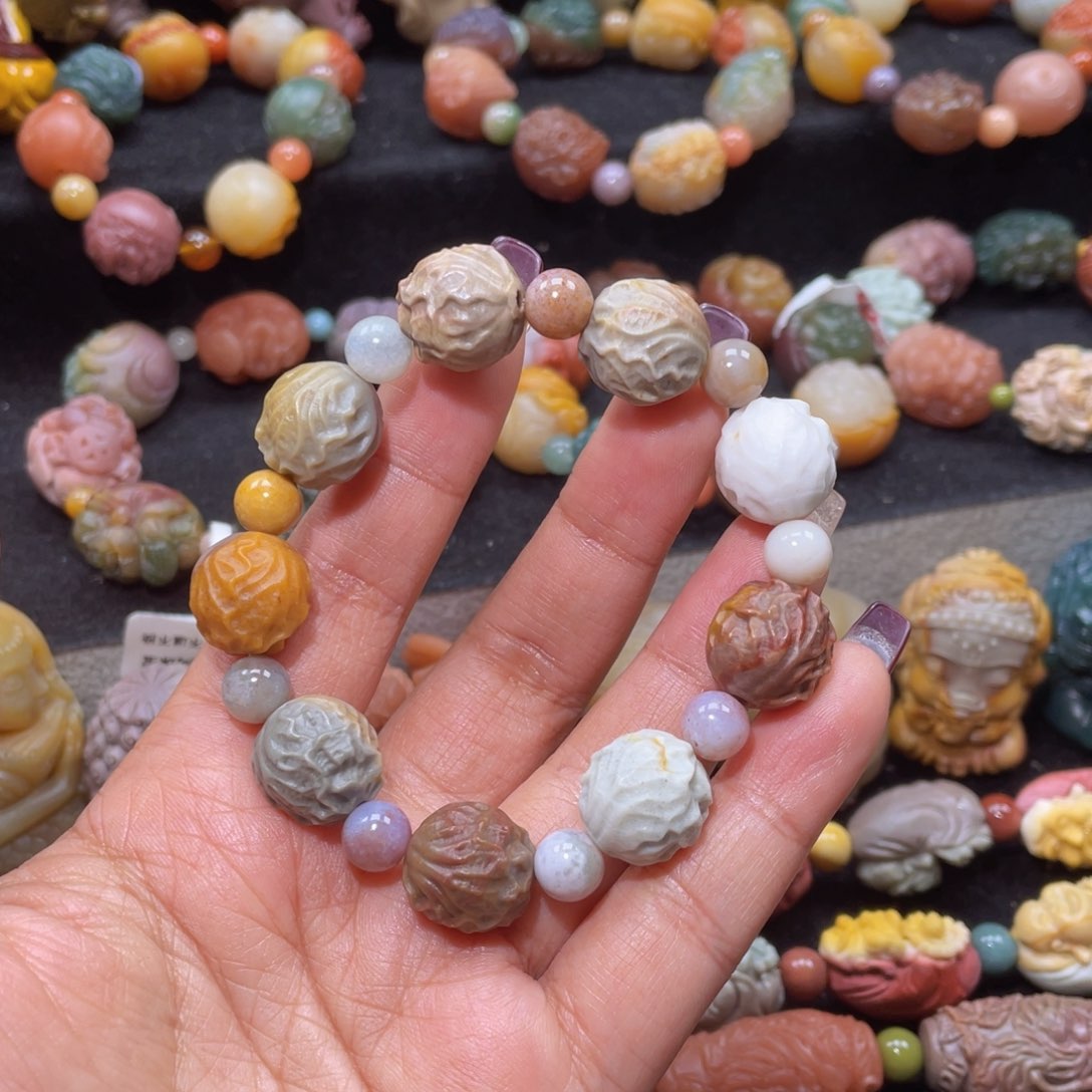 石英质玉手链未镶嵌