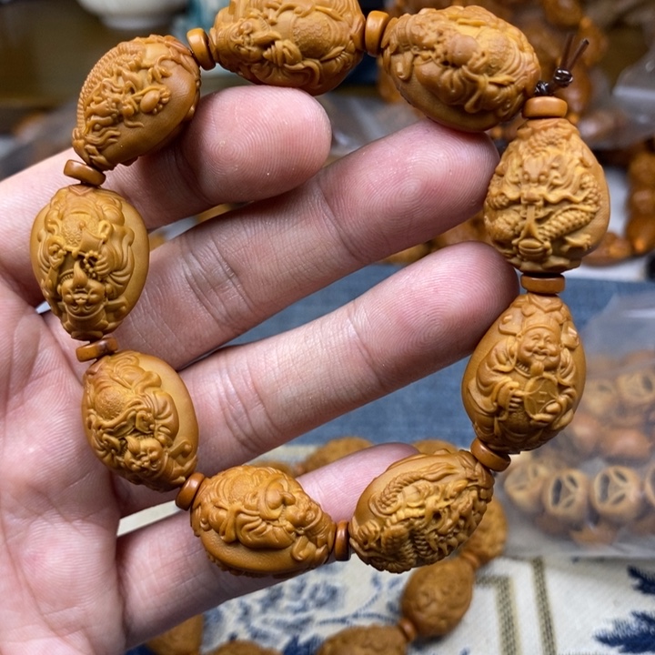 橄榄核手串/手链橄榄核雕工艺手串