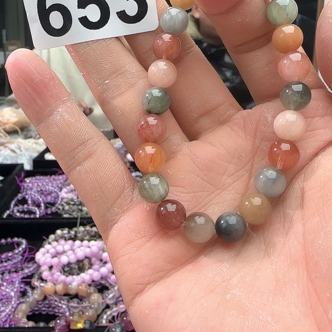 水晶手链未镶嵌653兔毛