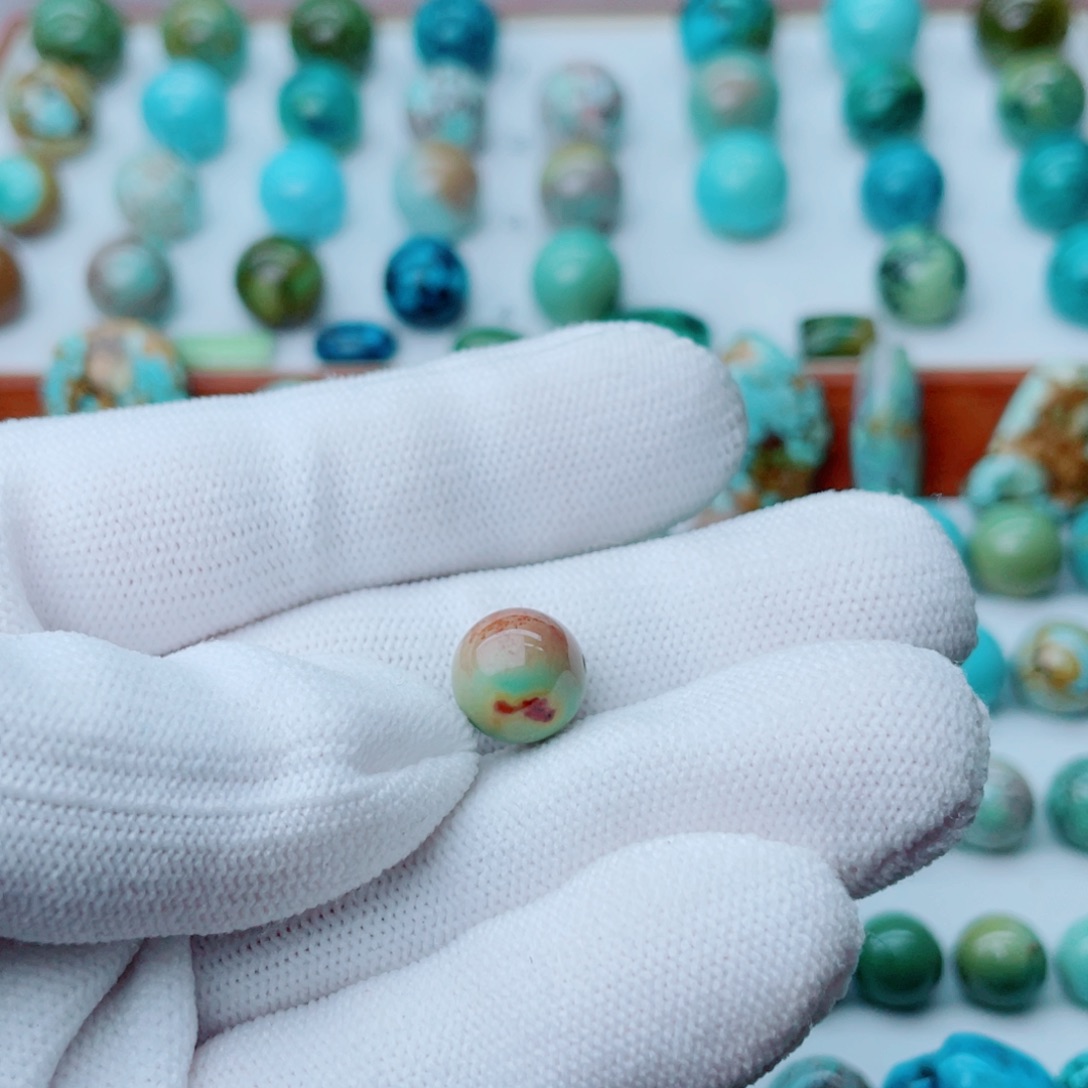 未镶嵌绿松石珠宝奇石雕***肥