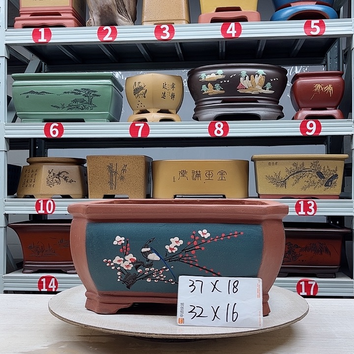 紫砂花盆紫砂花盆