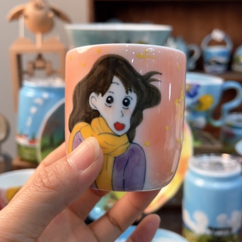 炉景德镇釉下手绘陶瓷 