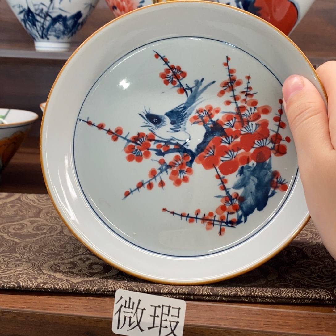 釉下彩手工绘制手工绘制