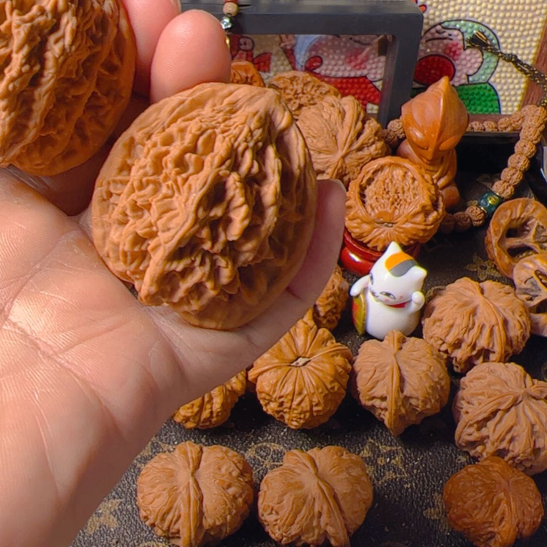 把件文玩核桃麦虎44