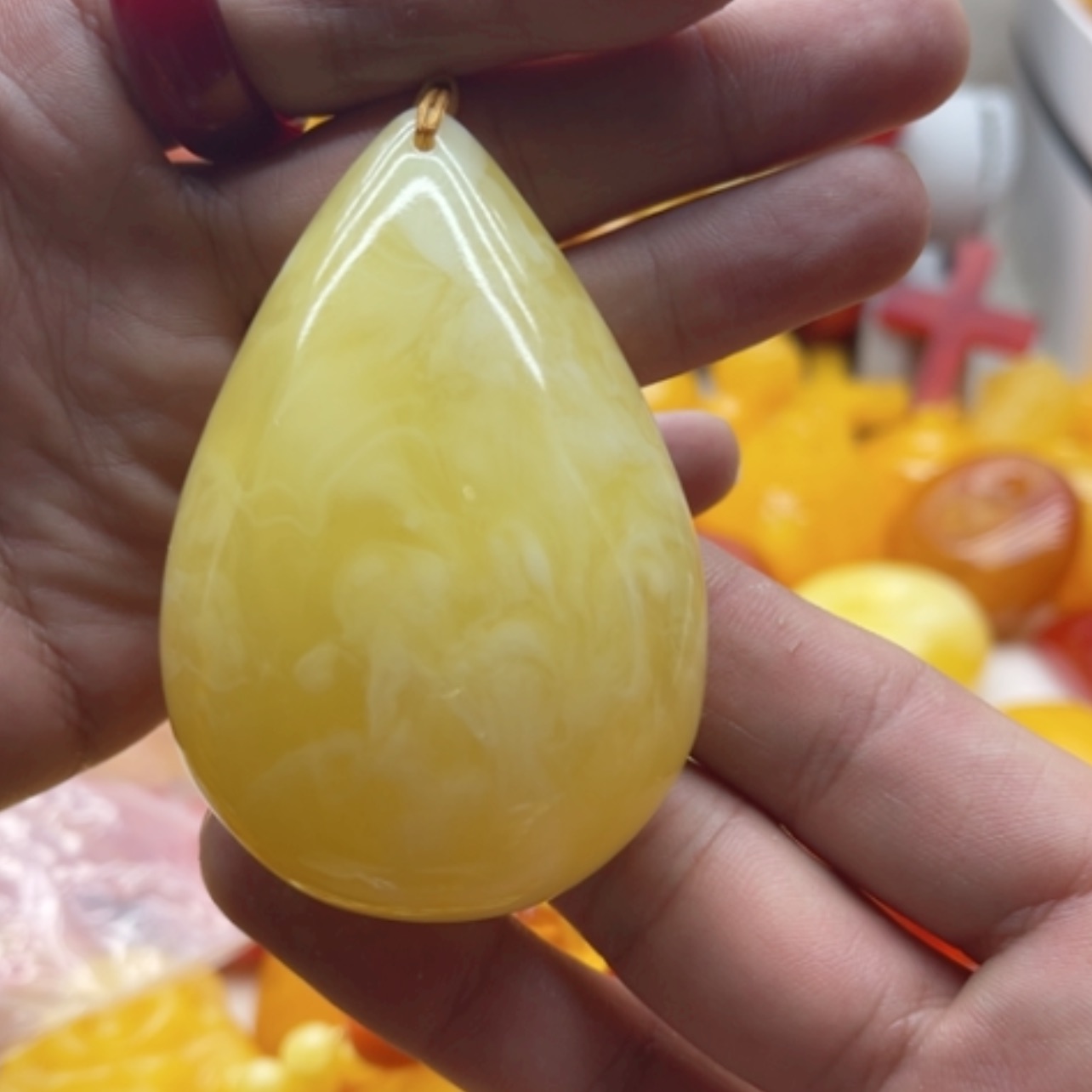 【闪购商品】蜜蜡项链未镶嵌蜜蜡水滴