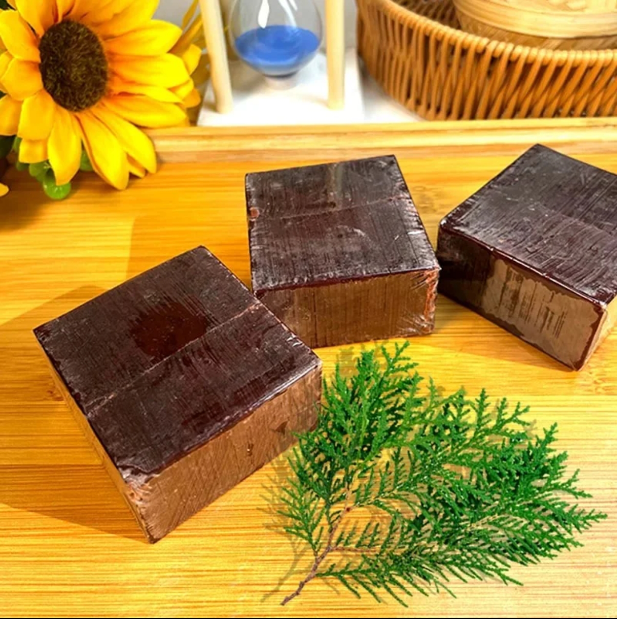 何首乌皂侧柏叶生姜手工洗发皂植物草本养护无硅油