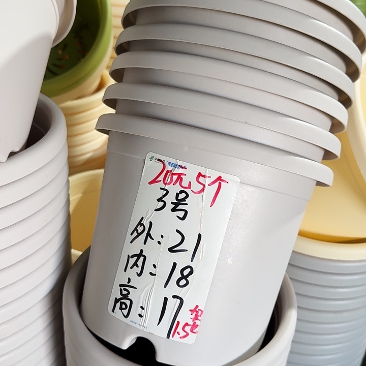 微瑕3#灰白10个无托