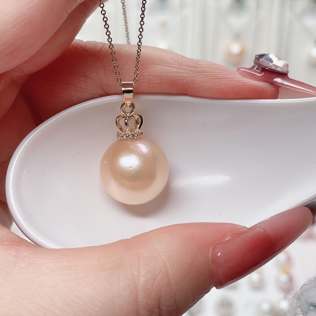 淡水珍珠吊坠(赠链)合金