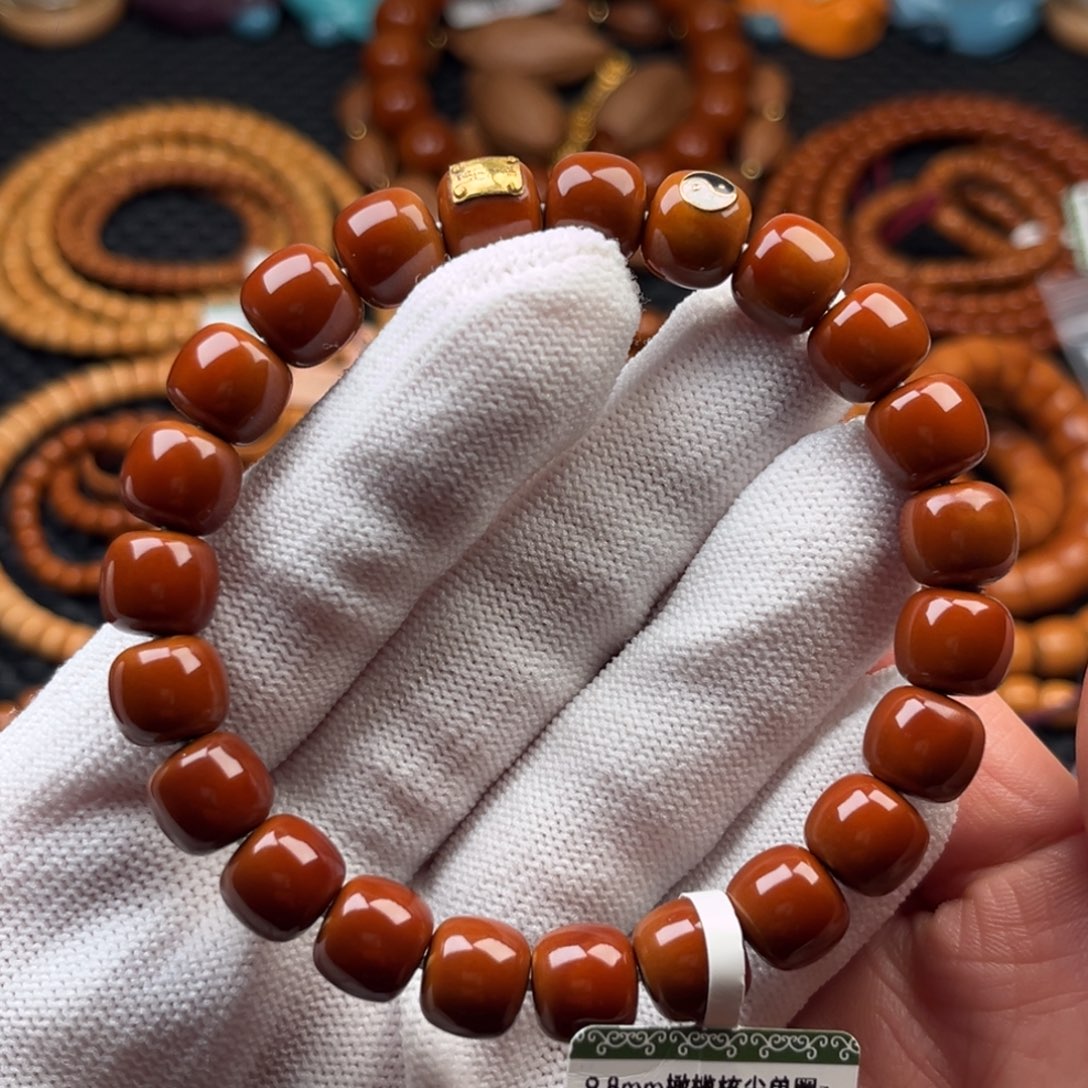 1***6吊坠橄榄核9.8mm橄榄核尖老型单圈