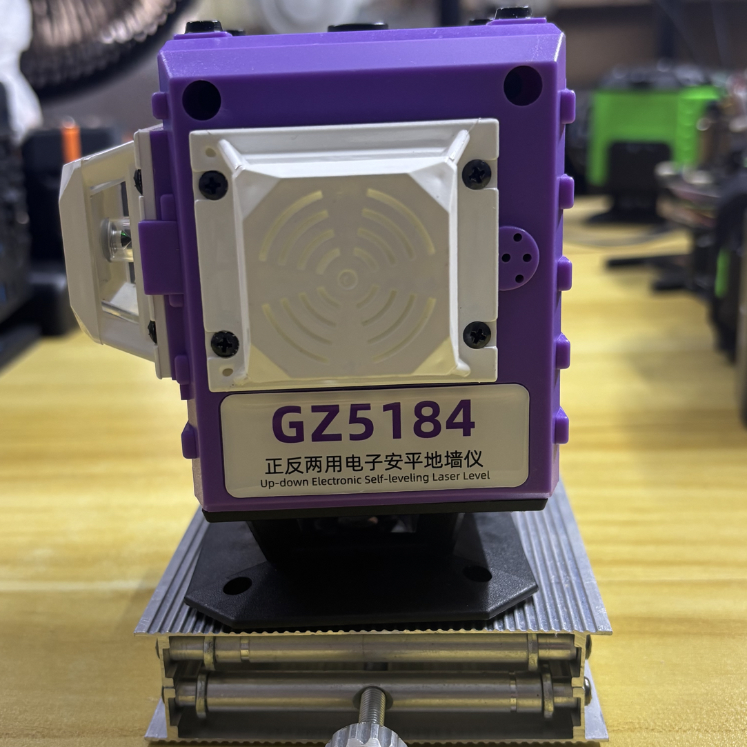 高精度高亮正反两用全自动电子安平绿光红光12线水平仪带语音功能
