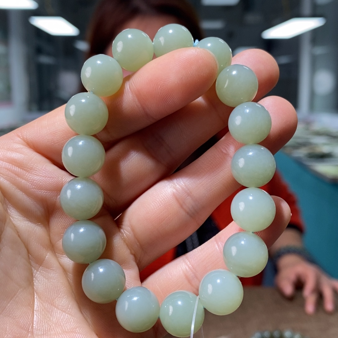 和田玉未镶嵌手链112