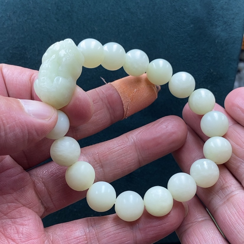 【闪购商品】蛇纹石玉手链未镶嵌