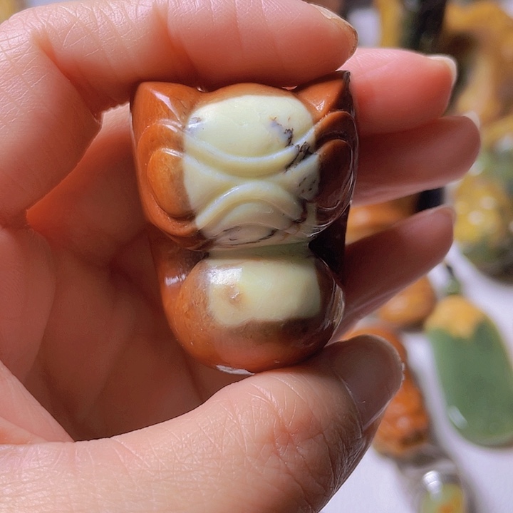 和田玉手把件未镶嵌m****o