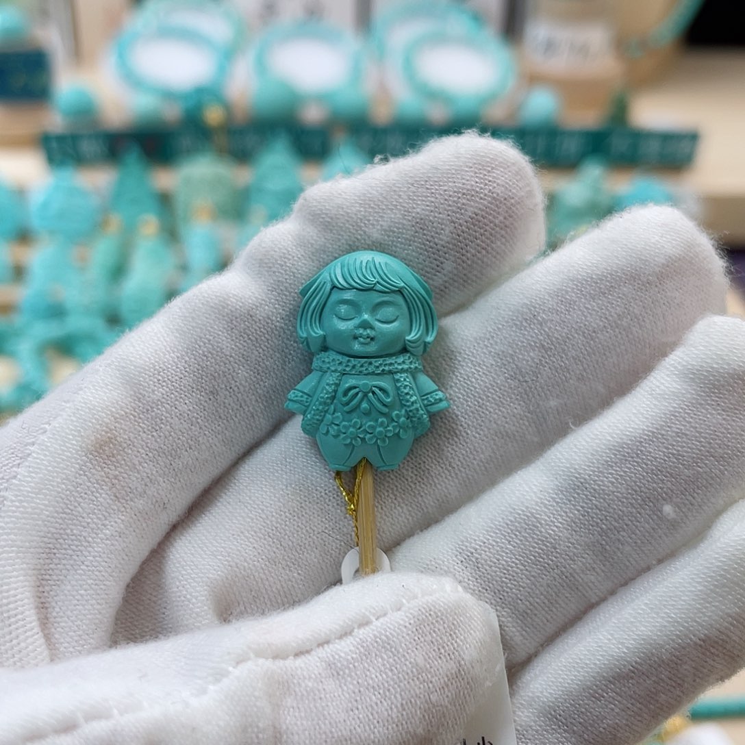 绿松石珠宝奇石未镶嵌