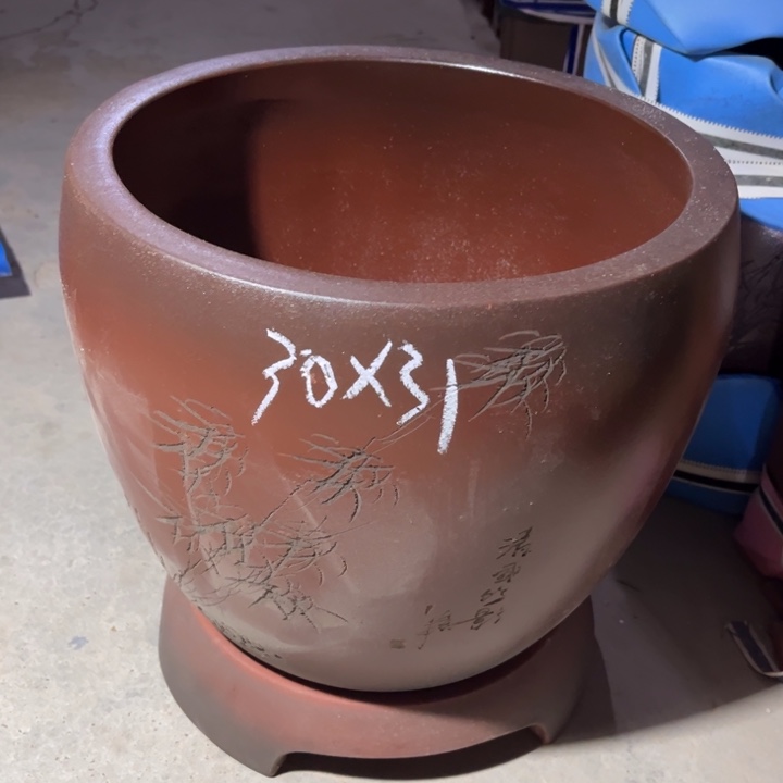 紫砂花盆紫砂花盆