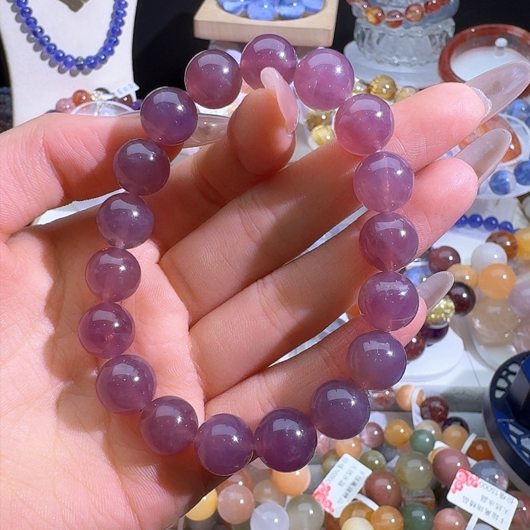 水晶手链未镶嵌天然巴西马粉手串2