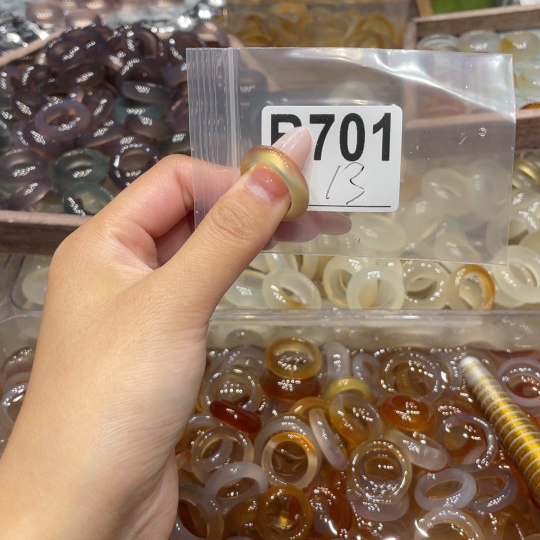 玛瑙/玉髓未镶嵌戒指701