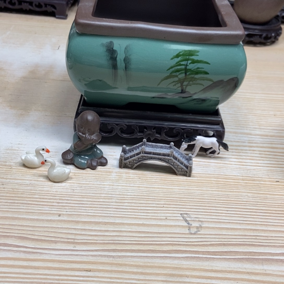 瓷片陶瓷花盆陶瓷艺术