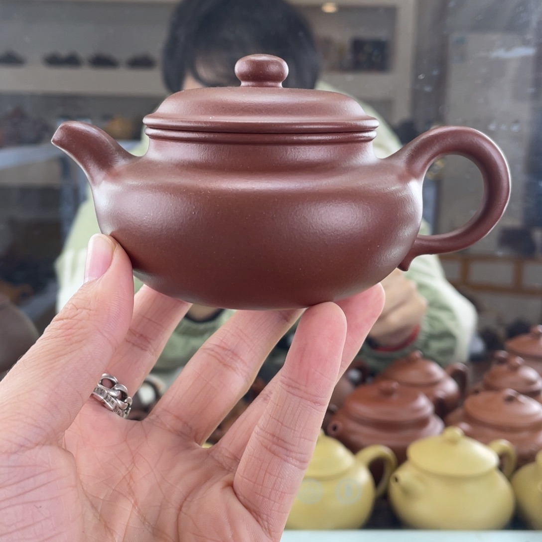 茶壶紫砂170cc红皮龙茶壶