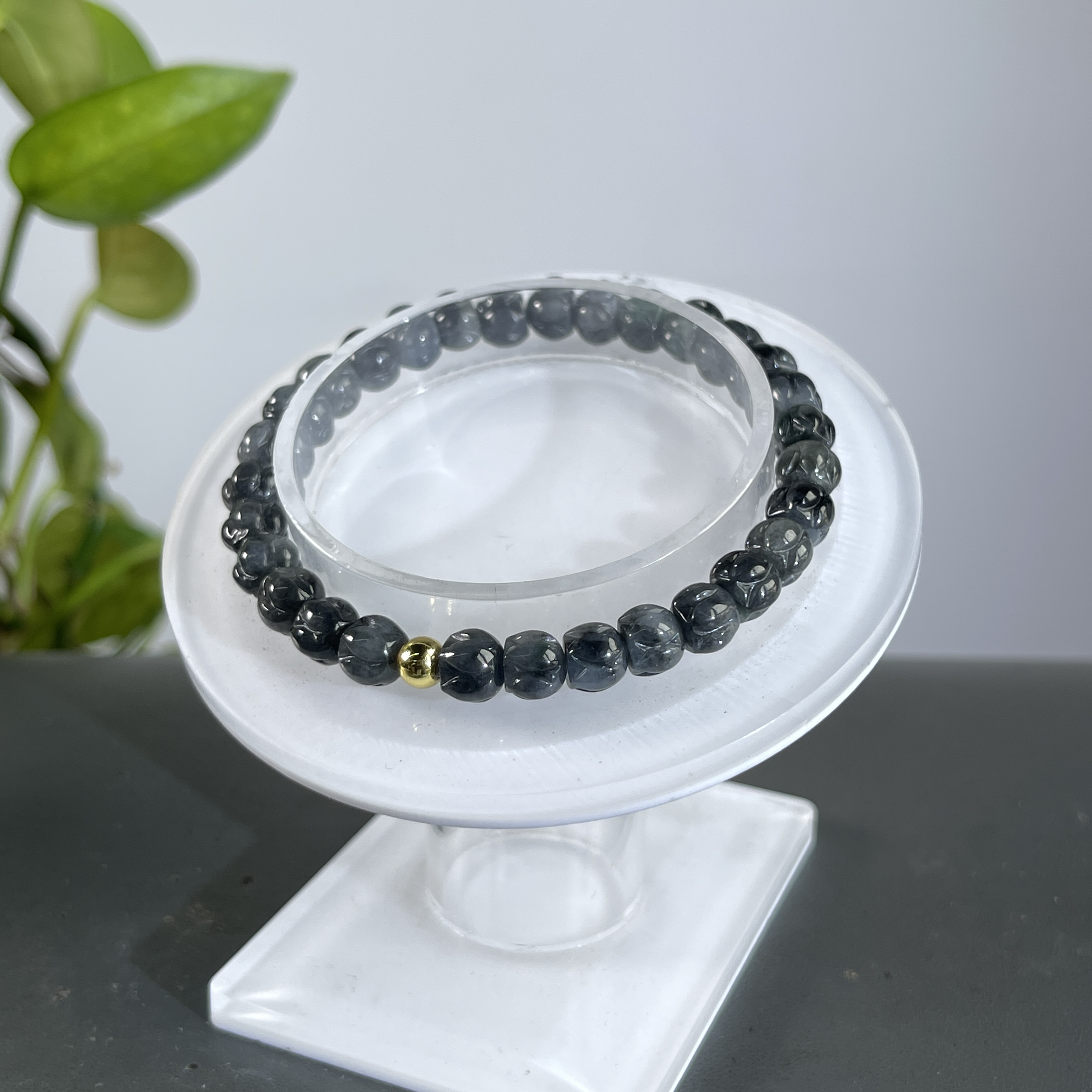 JGW15-30  天然缅甸A货翡翠  翡翠手串（含配饰）