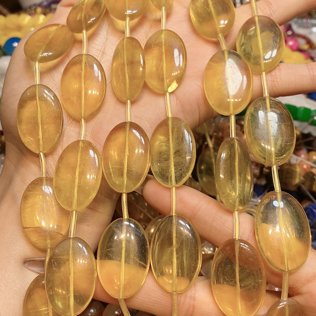 玛瑙/玉髓散珠天然莹石水晶片一条20✖️30m m