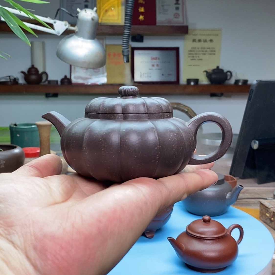 【闪购商品】茶壶紫泥菱花仙子:180CC裴顺良:国高工