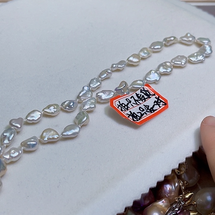 颈饰银S925镶嵌淡水珍珠醉****