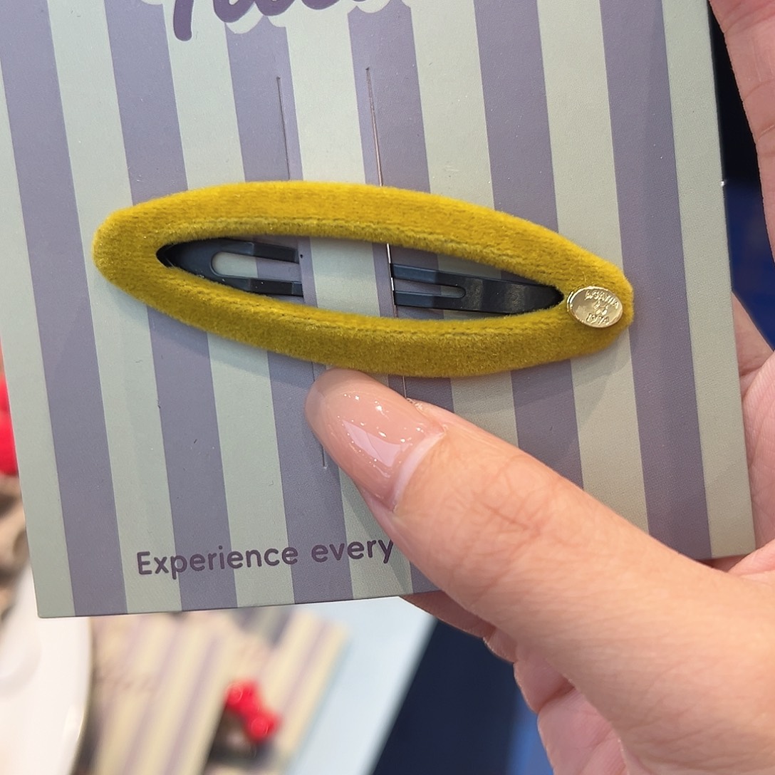 布艺铁合金黄色椭圆