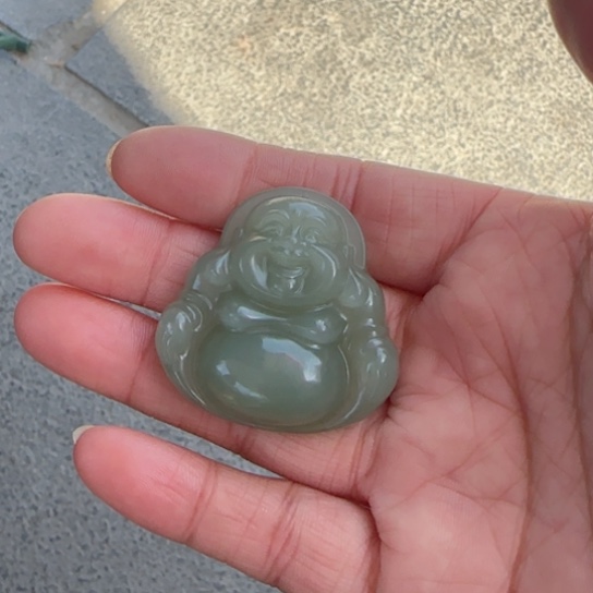 和田玉颈饰未镶嵌4.0佛