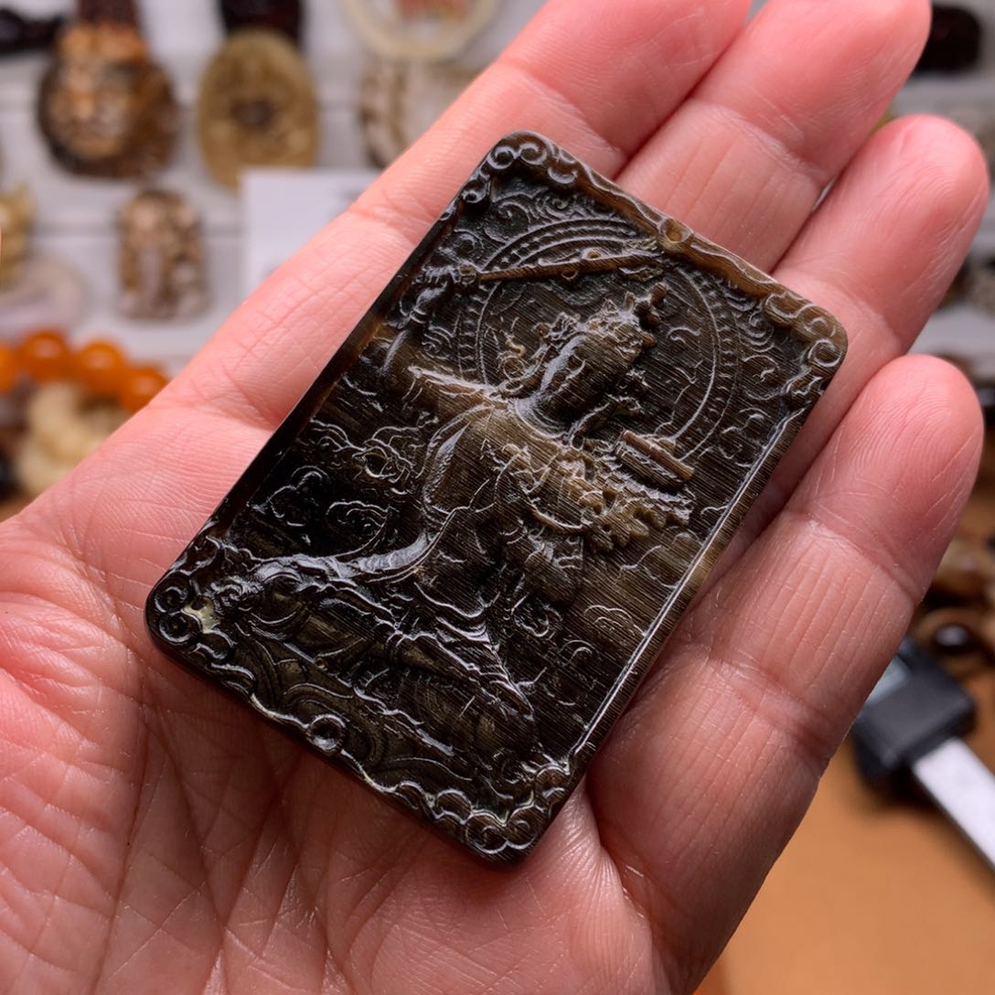 驼骨手串/手链驴蹄文殊菩萨