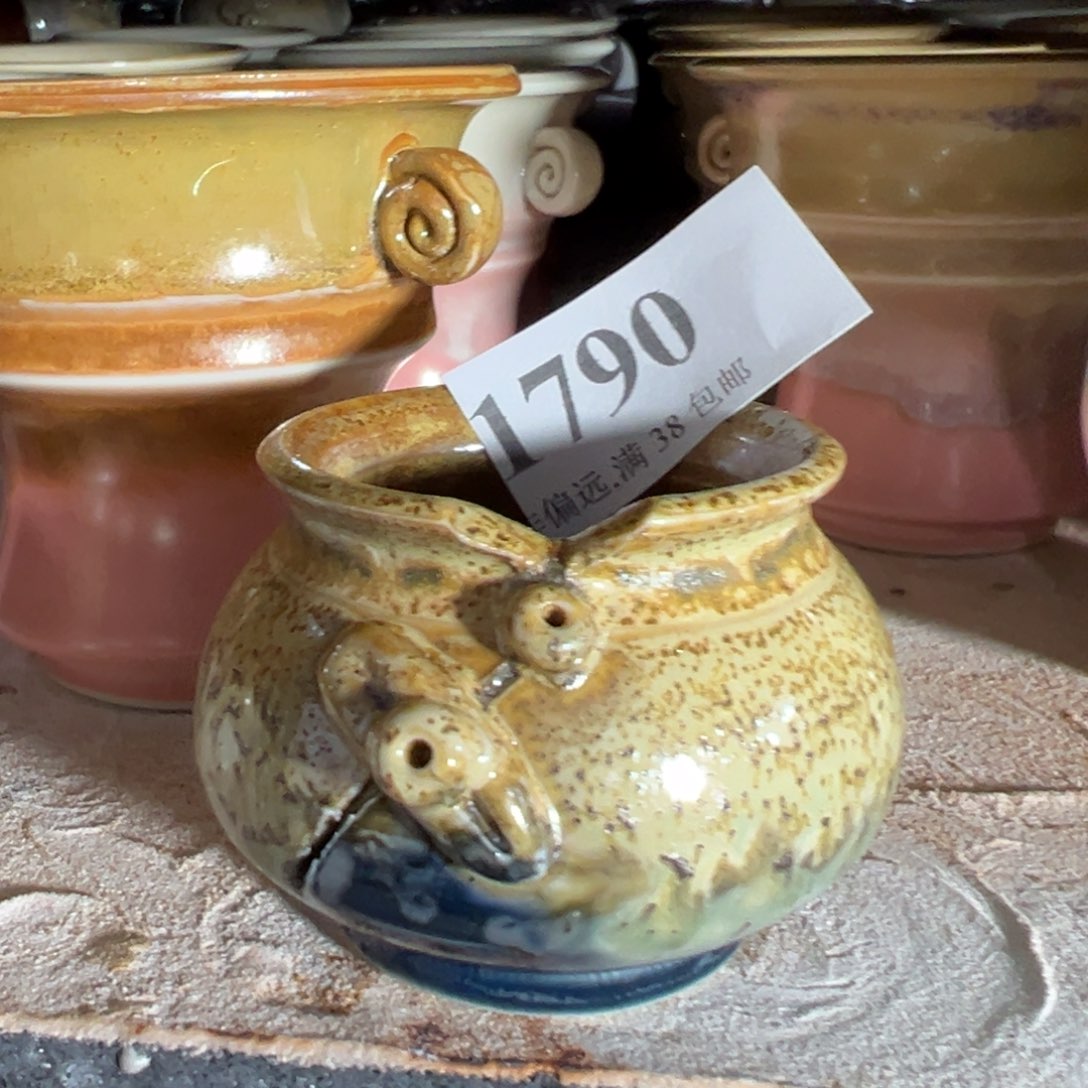 红陶景德镇手工花盆