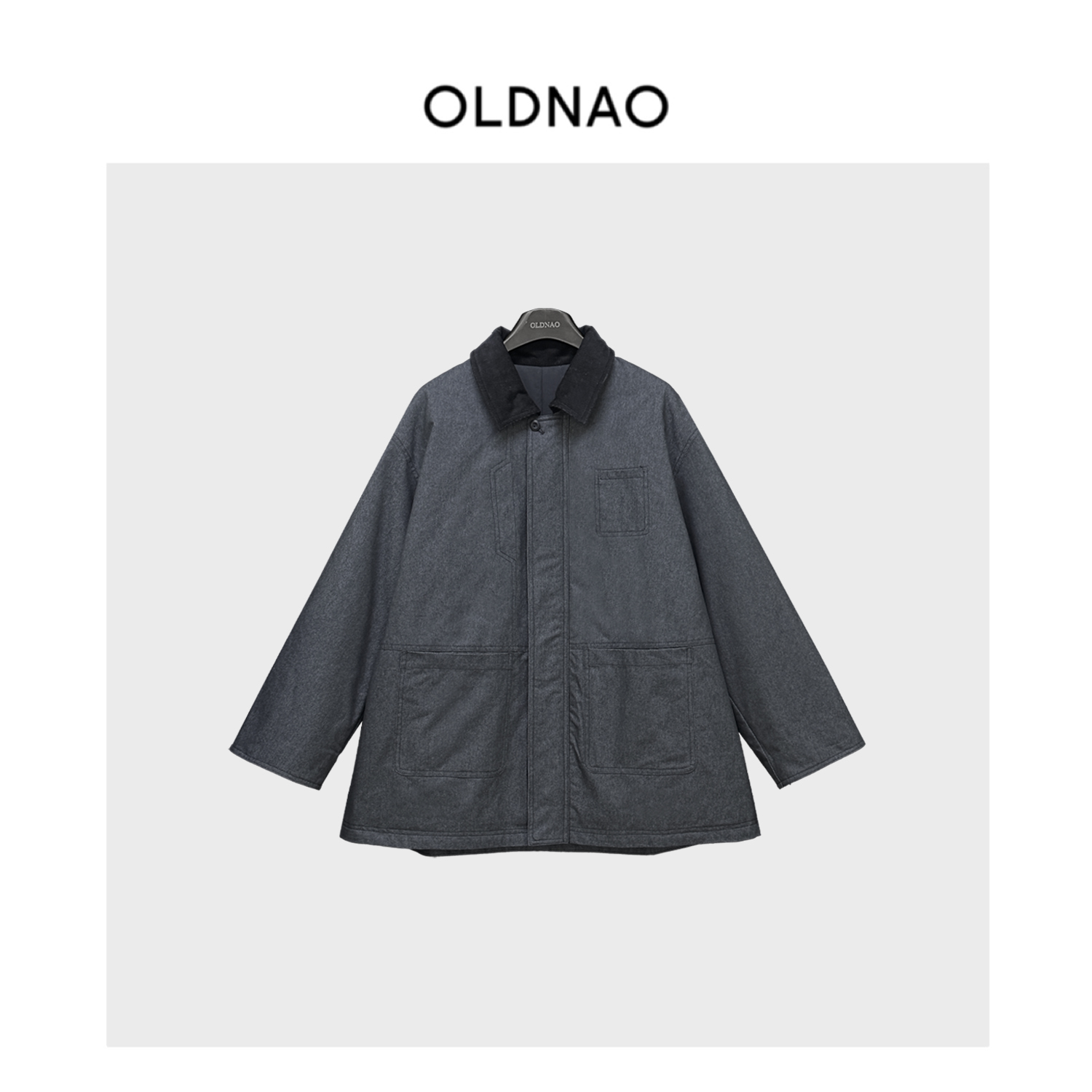 【OLDNAO】品牌订单线复古翻领工装绵羊棉服-SX-WL53351